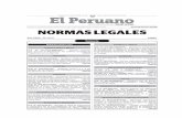 Publicacion Oficial - Diario Oficial El Peruano · 2018-01-01 · Jueves 29 de enero de 2015 Año XXXII - Nº 13137 545691 AÑO DE LA DIVERSIFICACIÓN PRODUCTIVA Y DEL FORTALECIMIENTO