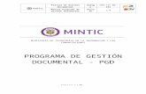 mintic.gov.co · Web view2017/11/16  · En este sentido, el Decreto 1080 de 2015, en su Artículo 2.8.2.5.9, describe los procesos mínimos que debe comprender la Gestión Documental