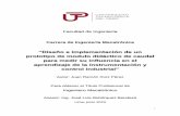 Diseño e implementación de unrepositorio.utp.edu.pe/bitstream/UTP/2262/1/Juan Ruiz... · 2019-10-11 · i Facultad de Ingeniería Carrera de Ingeniería Mecatrónica Diseño e implementación