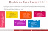 BOX 2 BOX 4 - EmatykDiseñamos éste manual de instalación “Instale su Ecco System BOX” para que usted pueda poner en marcha su equipo. La instalación es sumamente sencilla,