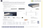 PF170-SPF-EXT Luminaria lineal de super˜cie para LED€¦ · Luminaria decorativa para suspender o adosar a techo, especialmente diseñada para grandes super˚cies. Ideal para formar