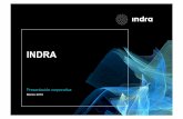 INDRA · Creación de la primera empresa que dará origen a Indra Constitución de Indra OPV de Indra. Comienza a cotizar en la Bolsa de Madrid Incorporación de Azertia y Soluziona