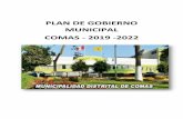 PLAN DE GOBIERNO MUNICIPAL COMAS - 2019 -2022 · (Carretera a Canta) Avenida Tupac Amaru Carabayllo, Comas, Independencia y Rimac Autopista Autopista de Lima Metropolitana Chillón-Trapiche