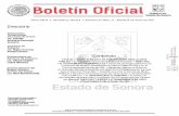 Boletín Oficial - hermosillo.gob.mx SEGU… · Fraccionamiento • • • • del • • • • • • Boletín Oficial Gobierno del Estado de Sonora Tomo CXCIX Hermosillo, Sonora