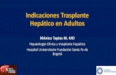 Indicaciones Trasplante Hepático en Adultos...Trasplante en Hepatocarcinoma Sin Invasión Vascular Nódulo único