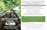 Taller de servicios de paisajismo, horticultura y ... · y paisajismo Taller de servicios de paisajismo, horticultura y arboricultura para trabajadores hispanos en el cuidado de árboles