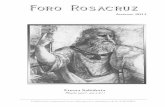 Foro Rosacruzrosacruz.org/FOR/FOR22011.pdf · 2017-02-03 · 4 Foro Rosacruz puede comprender y relacionar a algo. En otras palabras, es nuestra rapidez de comprensión lo que nos
