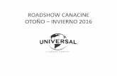 ROADSHOW CANACINE OTOÑO –INVIERNO 2016canacine.org.mx/wp-content/uploads/2016/02/PK-Uiniversal-1.pdf · Comcast Corporation comparte y dirige el 51% de NBCUniversal; el 49% de