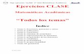 Hoja ejercicios “CLASE” 3º ESO Matemáticas Académicas Ejercicios … · 2019-09-24 · Hoja ejercicios “CLASE” 3º ESO Matemáticas Académicas by Javi Aura Ejercicio 5: