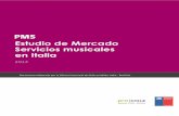 Estudio de Mercado Servicios musicales en Italia · 2016-01-06 · Estudio de mercado Servicios Musicales en Italia – Febrero 2014 Página 6 III. Identificación del servicio 1.