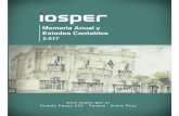 estados contables 2017 - Iosper · 2018-08-14 · pesos; o en aquellos rubros donde impactan fuertemente los costos por precios dolarizados e importados, como lo son la compras de
