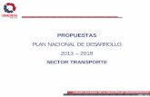 Tecnología para el Transporte SALS - PLAN NACIONAL DE DESARROLLO …ttsals.com/documentos/Propuestas PND SV CANACINTRA 130415... · 2013-04-17 · Incentivar el uso de tecnologías