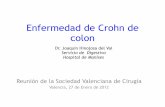 Enfermedad de Crohn de colonsociedadvalencianadecirugia.com/wp-content/uploads/2017/03/crohn_alos.pdfy se asocian mucho a manifestaciones extraintestinales de la enfermedad de Crohn
