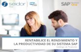 RENTABILICE EL RENDIMIENTO Y LA …sapbusinessone.com.pe/files/Catalogo SAP Business One...Seidor MSS es una empresa líder en implementaciones SAP Business One.En Perú, tenemos más