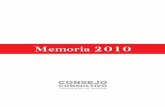 Memoria 2010 - Comunidad de Madrid · 2019-02-05 · el ﬁ nalizado año 2010, que fue debatida y aprobada en la reunión del día 23 de marzo de 2011 y a la que se acompañan un