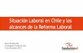 Situación Laboral en Chile y los alcances de la …...En caso de huelga de una empresa contratista o subcontratista empleador podrá ejecutar directamente o a través de un tercero
