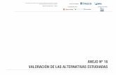 16 Valoracion de las alternativas · 2019-09-05 · Proyecto Original Actualización 2016 Actualización 2019: 3 Alternativas de conexión entre la Autovía Trujillo-Cáceres (A-58)