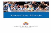 CAMPAÑA DE ABONOS ... El RCD Espanyol presenta la campaña de renovación y altas de abonos para la temporada 2014-2015 con el lema ‘Meravellosa Minoria’ (Maravillosa Minoría).
