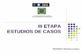 III ETAPA ESTUDIOS DE CASOS - Organization of … Proyectos...interpretativo entendiéndolo como “una aproximación al conocimiento científico, inserta en el paradigma cualitativo,