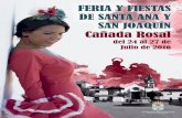FERIA Y FIESTAS DE San Joaquín y Santa Anamultimedia.dipusevilla.es/canadarosal/documentos/Revista... · 2016-07-15 · FERIA Y FIESTAS DE San Joaquín y Santa Ana Cad R 2016 9 las