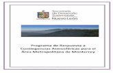Programa de Respuesta a Contingencias Atmosféricas para el ...aire.nl.gob.mx/docs/prc/PRC_2016.pdf · la salud de personas e incrementar las afecciones en los grupos más susceptibles