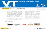 Boletín Vigilancia Tecnológica Acuicultura y Pesca 1º trimestre … · 2017-05-23 · Trap for crustaceans with a gps navigation system WO 2017046818 NY TOGHLERAHONNUN EHF Airfoil