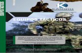 EQUIPOS TÁCTICOS - Kambio Corporationkambiosecurity.com/cm/wp-content/uploads/cat/cat-kambio...Para organizar una estación de trabajo y disponer de forma sencilla, de un sistema