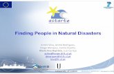 Finding People in Natural Disasters · We propose FIND (Finding Inaccessible people in Natural Disasters), a system that tackles the challenge of providing a source of actionable
