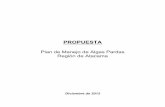 PROPUESTA - SUBPESCA. Subsecretaría de Pesca y Acuicultura · 2014-05-26 · constituye la propuesta de Plan de Manejo para las Algas Pardas de la Región de Atacama. Esta propuesta