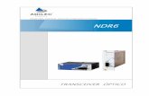 NDR6 - Adilec Enginyeria · 2019-04-17 · fibra activará el relé de alarma, y también lo hará el nodo de cabecera o master. Funcionamiento con nodos repetidores En la configuración
