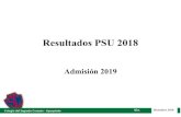 Resultados PSU 2018 - colegiodelsagradocorazon.cl...Resultados PSU 2018 (Admisión 2019) Lenguaje Matemática Promedio PSU Historia Ciencias 652,7 696,4 674,6 663,4 664,8. Coordinador