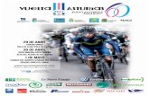 17000576 folleto perfil etapas vuelta Maquetación 15 La entrada de la ca-ravana de la Vuelta Ciclista a Asturias en la carretera mar-ca cada año el co-mienzo de la tem-porada de