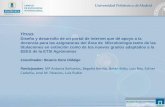 TÍTULO: Diseño y desarrollo de un portal de internet que dé apoyo … · 2013-05-16 · TÍTULO: Diseño y desarrollo de un portal de internet que dé apoyo a la docencia para