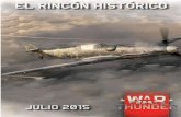 [REGISTRO] - War Thunderwarthunder.com/upload/files/Historical corner/ES...entrenó en una amplia variedad de aviones desde los Hurricane proce-dentes de los previos lazos entre Gran