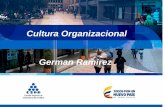 Cultura Organizacional German Ramirezsirecec2.esap.edu.co/admon/archivos/20171109035547.pdf · CULTURA •Es "la conducta convencional de una sociedad que comparte una serie de valores