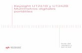 Keysight U1241B y U1242B Multímetros digitales portátilesliterature.cdn.keysight.com/litweb/pdf/U1241-90066.pdfUn aviso de PRECAUCIÓN indica peligro. Informa sobre un procedimiento