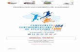 MANUAL TECNICO - Atletismo El Salvadoratletismoelsalvador.org/wp-content/uploads/2019/10/... · Los países convocados son: Guatemala, Belice, El Salvador, Honduras, Nicaragua, Costa