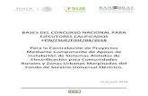 BASES DEL CONCURSO NACIONAL PARA …fsueconvocatoriaaislados.fide.org.mx/TERCER-CONCURSO/...BASES DEL CONCURSO NACIONAL PARA EJECUTORES CALIFICADOS CPN/FSUE/FIDE/04/2018 Para la Contratación