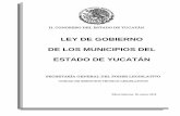 LEY DE GOBIERNO DE LOS MUNICIPIOS DEL ESTADO DE YUCATÁNtizimin.gob.mx/FRACCIONI/ActualizacionJunio2018/Ley de Gobierno … · ley de gobierno de los municipios del estado de yucatÁn