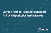 Logros y retos del Repositorio Nacional ALICIA y Repositorios …repositorio.concytec.gob.pe/bitstream/20.500.12390/83/1... · 2019-07-13 · Nueva plataforma ALICIA June 2016 Directiva