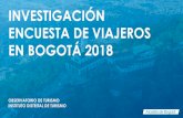 INVESTIGACIÓN ENCUESTA DE VIAJEROS EN BOGOTÁ 2018 · Fuente: Investigación Encuesta de Viajeros en Bogotá 2018 MOTIVACIÓN TURISTAS 2018 TURISTAS INTERNACIONALES TURISTAS NACIONALES