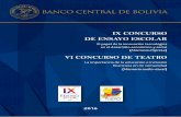 IX CONCURSO DE ENSAYO ESCOLARENSAYOS ESCOLARES 2016 11Cuadro N 2: Finalistas del IX Concurso de Ensayo Escolar (2016) Departamento Ciudad/Localidad Unidad Educativa Oruro Oruro Carmen