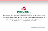 Informe de Avances Comisión de Coordinación Sectorial de ... · II. Informe de avances de indicadores de resultados y complementarios de Petróleos Mexicanos y Organismos Subsidiarios,