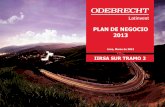 PLAN DE NEGOCIO 2013 - Ositran y agrietamientos de trazos semicirculares 08 ... El Centro de Control de Operaciones es la encargada de accionar los recursos para la atención oportuna