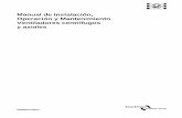 MANUAL DE INSTALACION, OPERACION Y MANTENIMIENTO …€¦ · Manual de Instalación, Operación y Mantenimiento Ventiladores centrífugos y axiales IOM/Marzo/2011