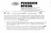 ORGANO DE DIFUSION OFICIAL DEL GOBIERNO ...periodicos.tabasco.gob.mx/media/periodicos/7649_SUP.pdfIN VI IAsssr-"* ACTA DE ENTREGA - RECEPCION d r No.-4997 En la Ciudad de Paraíso,