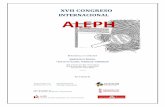 XVII CONGRESO INTERNACIONAL ALEPH · 2020-03-03 · ALEPH XVII CONGRESO INTERNACIONAL 31 de marzo, 1, 2 y 3 de abril UNIVERSITAT DE VALÈNCIA, FACULTAT DE FILOLOGIA, TRAUDUCCIÓ I