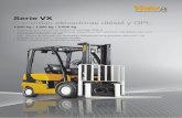 Serie VX Carretillas elevadoras diésel y GPL€¦ · l Monitor de impactos l Indicador del peso de la carga Especificaciones del motor Mástiles Yanmar serie TNE - Diésel Hay disponible