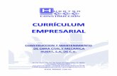 CURRÍCULUM EMPRESARIAL - HUERT, S.Ahuertsa.com.mx/curriculum.pdf · Construcción y Mantenimiento de Obra Civil y Mecánica Huert, S.A. de C.V. es una empresa orgullosamente mexicana,