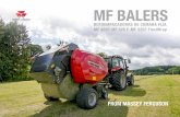 MF BALERS - Maquinaria Liste · 2016-06-02 · Tamaño de paca de 1.20x1.25m La rotoempacadora MF 425F está diseñada con una cámara de 5 rodillos en la parte frontal y un sistema